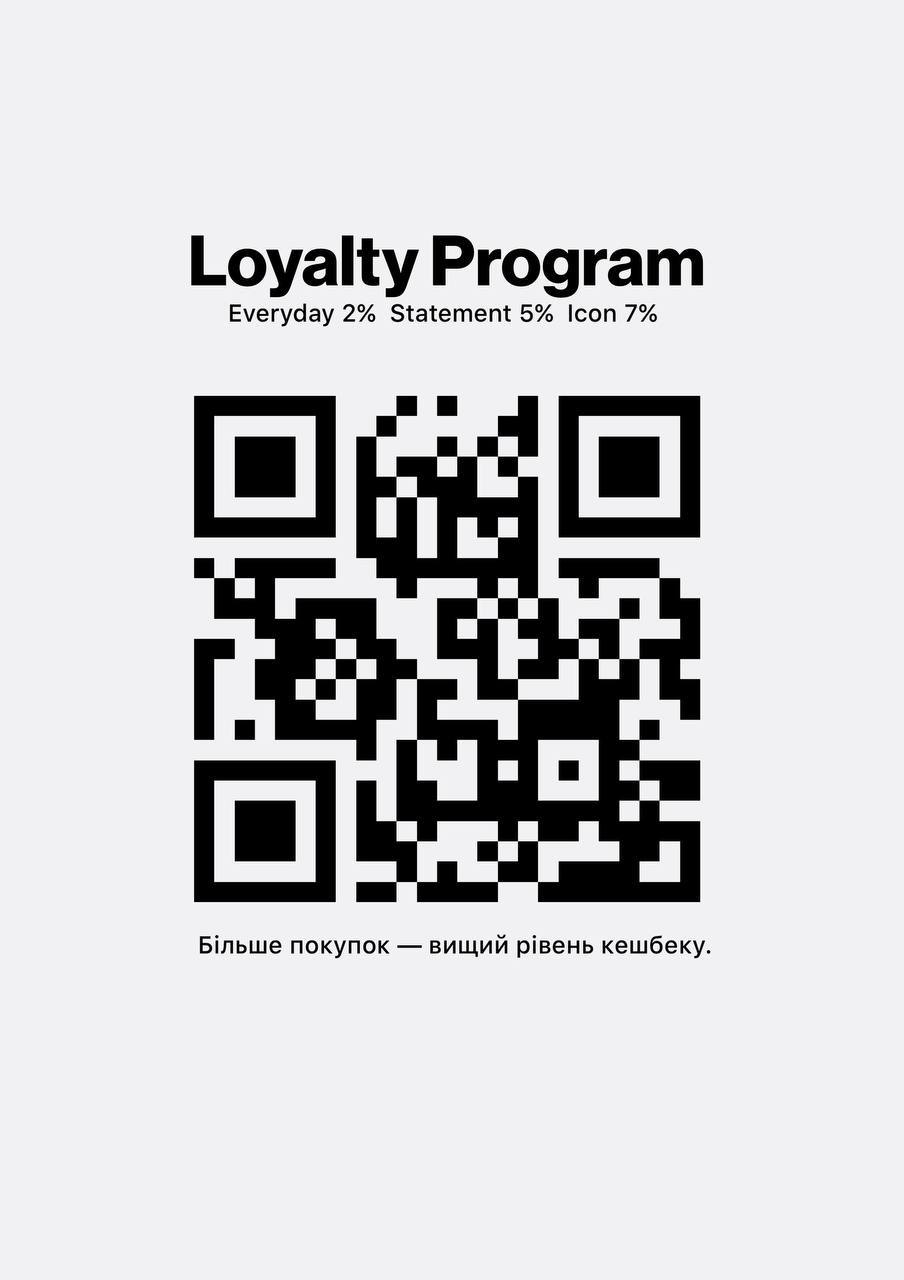 Програма лояльності NUGA з QR-кодом